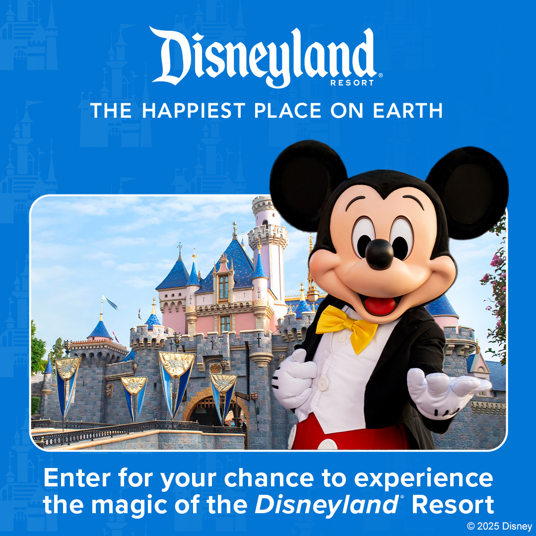  All Kinds of Happy at DISNEYLAND® Resort!  At the Disneyland® Resort and Disney California Adventure® Park there’s all kinds of happy! ABC7 is giving you the chance to win a family four pack of 1-Day, 1-Park tickets to the Disneyland Resort®. Enter the secret code of the day for your chance to win!